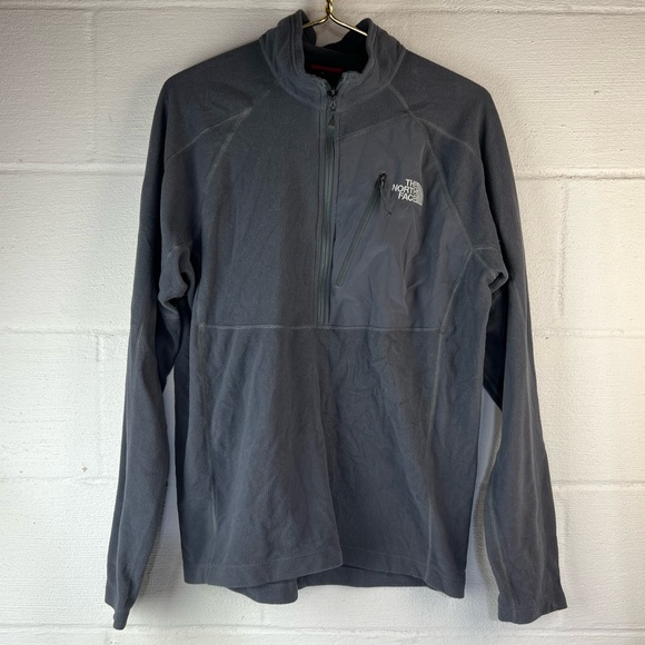 The North Face Gray Fleece Pullover, Medium - Picture 1 of 6
